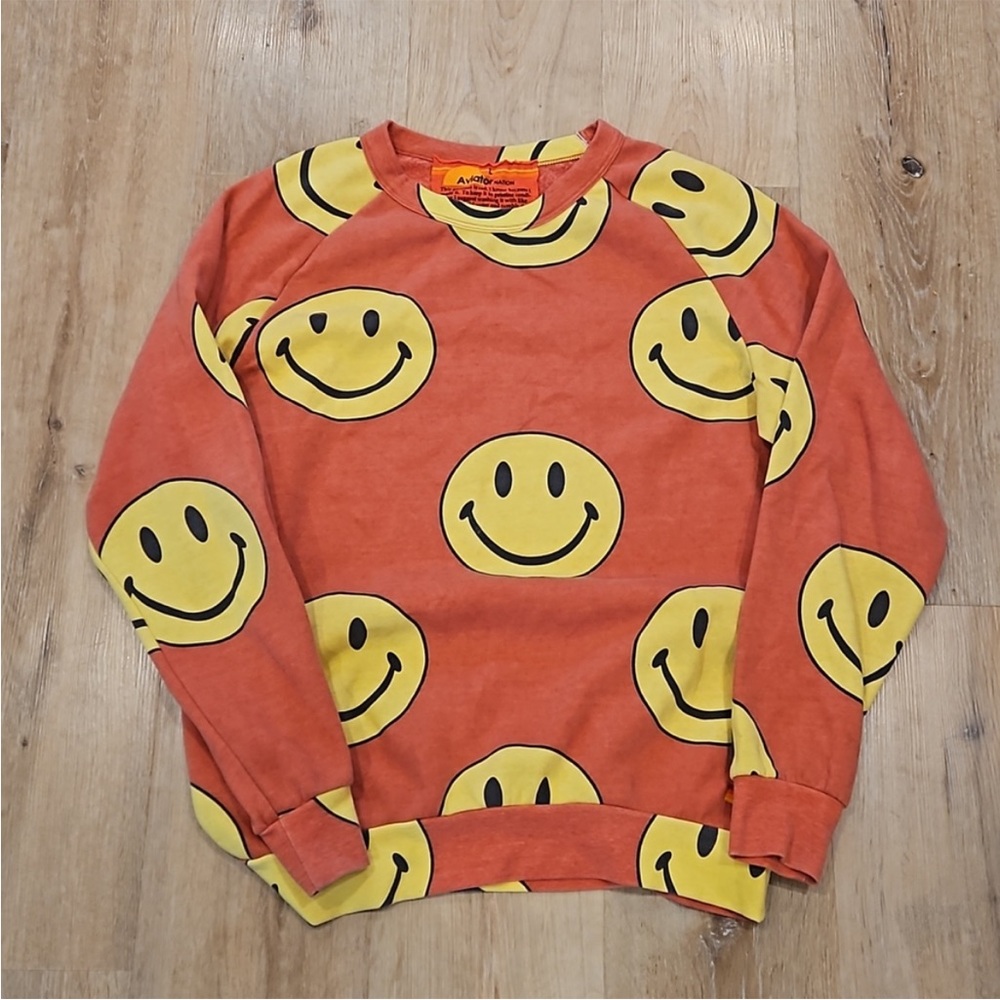 Aviator Nation Smile Crewneck Sweatshirt